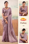 Parinay By Stavan Fancy Fabric With Embroidery Work Saree Wholesale In India